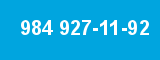 984 927-11-92 984 927-11-92